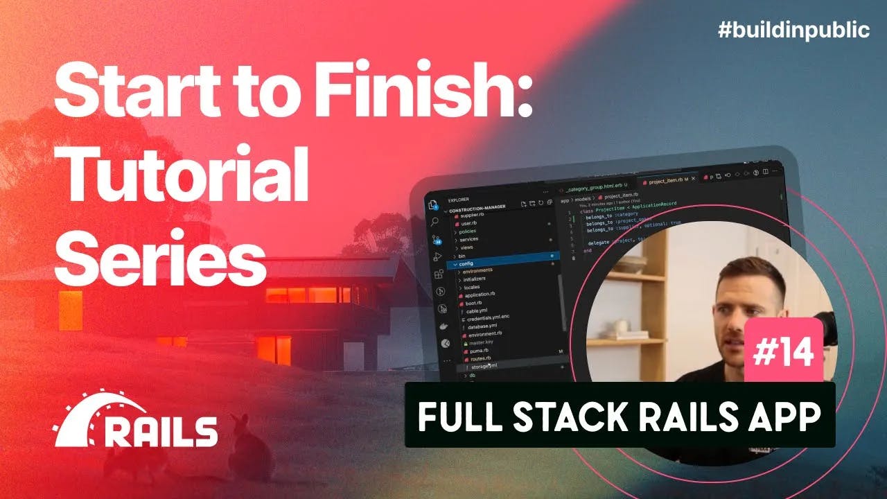Full Stack Ruby on Rails Tutorial - Construction Project Management App
